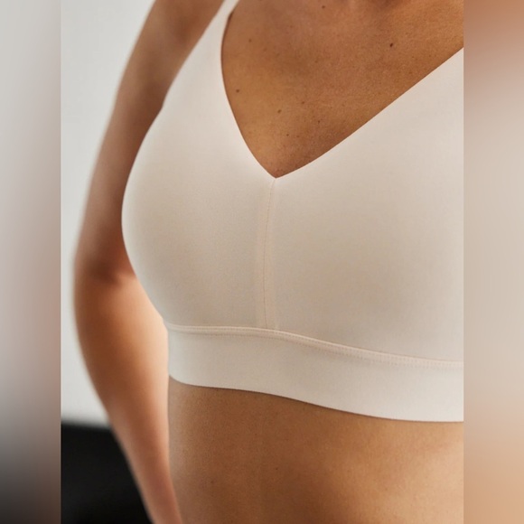 Tommy John Second Skin Triangle Bralette in Soft Pink Size XS fits cups D-DD NWT - Picture 3 of 11